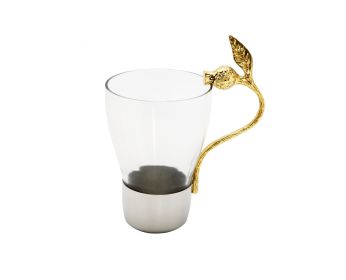 Mug with Pomegranate Handle, 14 oz